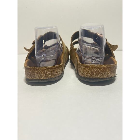 Birkenstock Tobacco Brown Leather Arizona Sandal 42 Reg-Wide 9-9.5 M 11-11.5 W main image 4